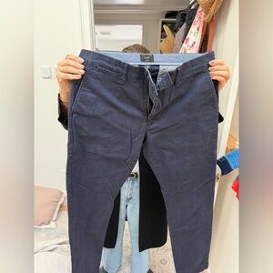 J. Crew 484 Slim Fit Light Navy Pants